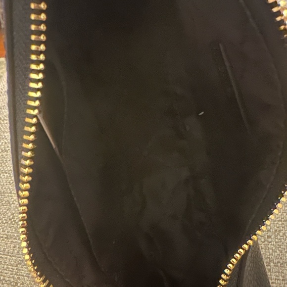 Michael Kors Black PIPER Tote, Shoulder Bag With Chain Accents Pebbled Leather - Picture 7 of 16